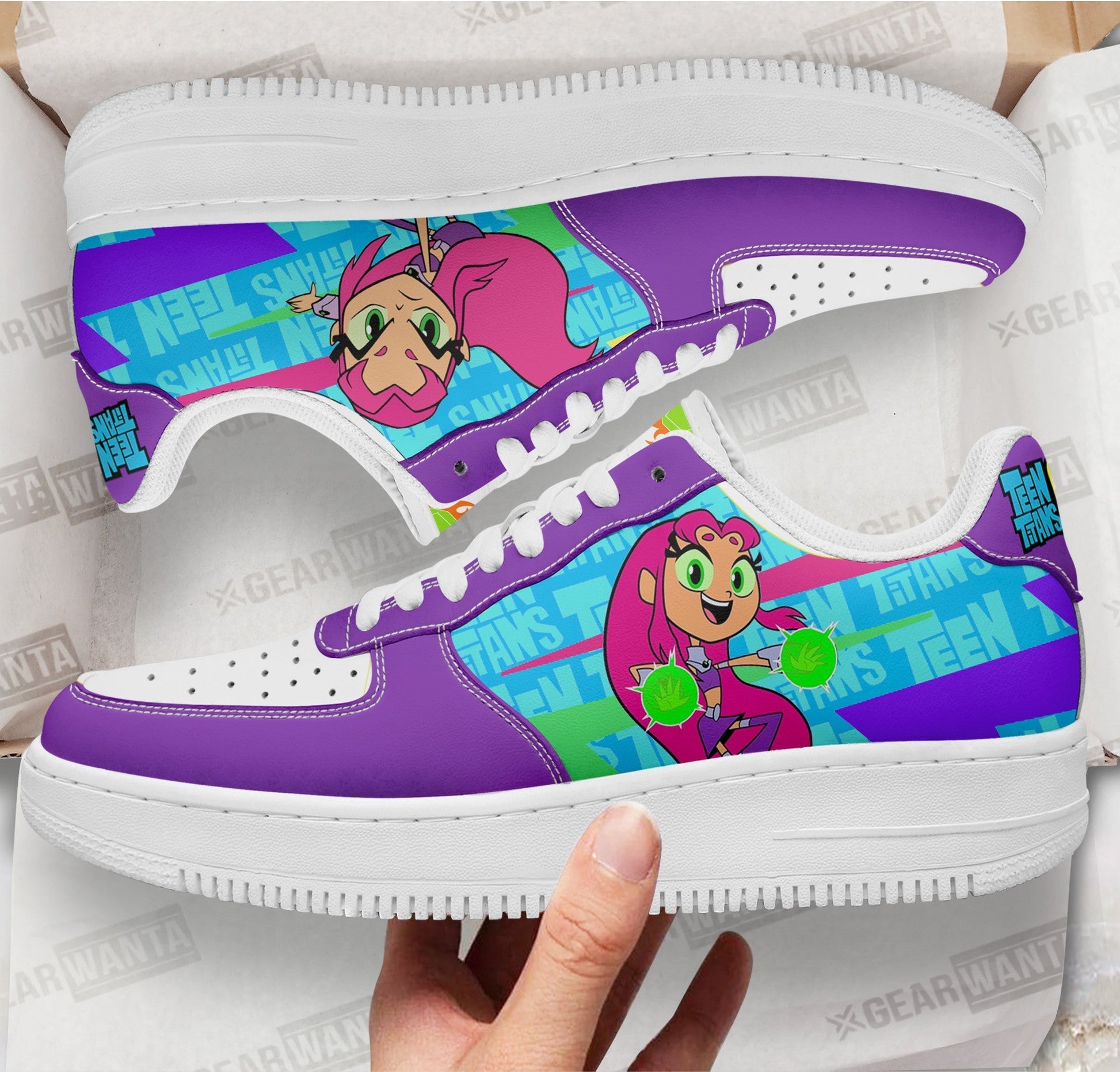 Starfire Air Sneakers Custom Teen Titan Go Cartoon Shoes-Gear Wanta