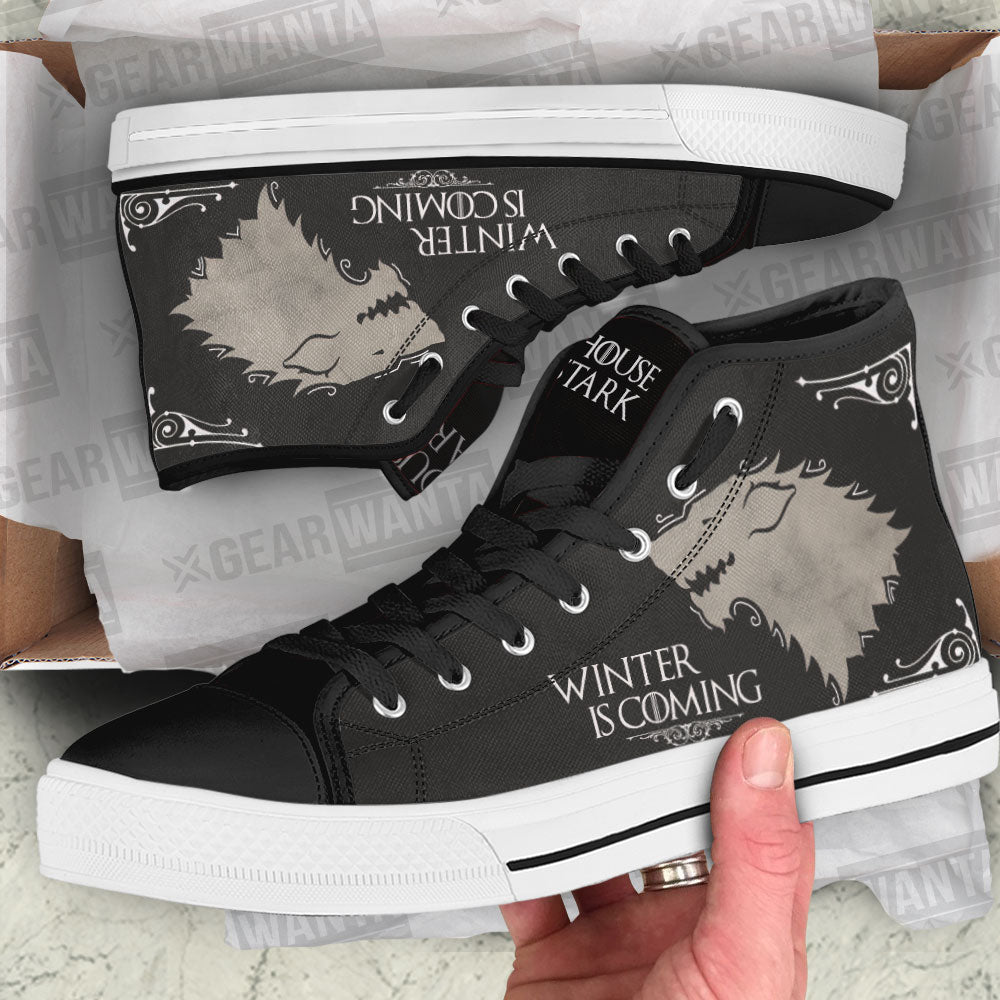 Stark 2 Game Of Thrones High Top Shoes Custom For Fans-Gear Wanta