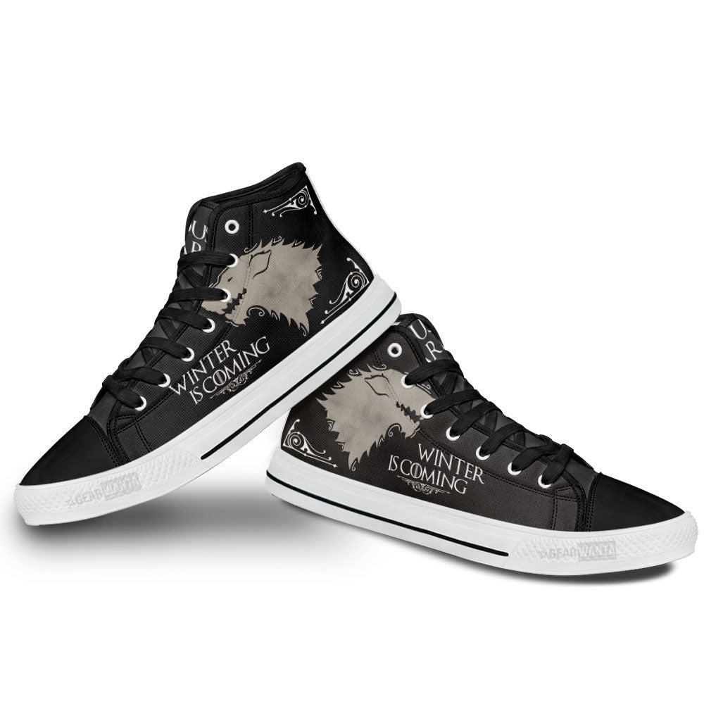 Stark 2 Game Of Thrones High Top Shoes Custom For Fans-Gear Wanta