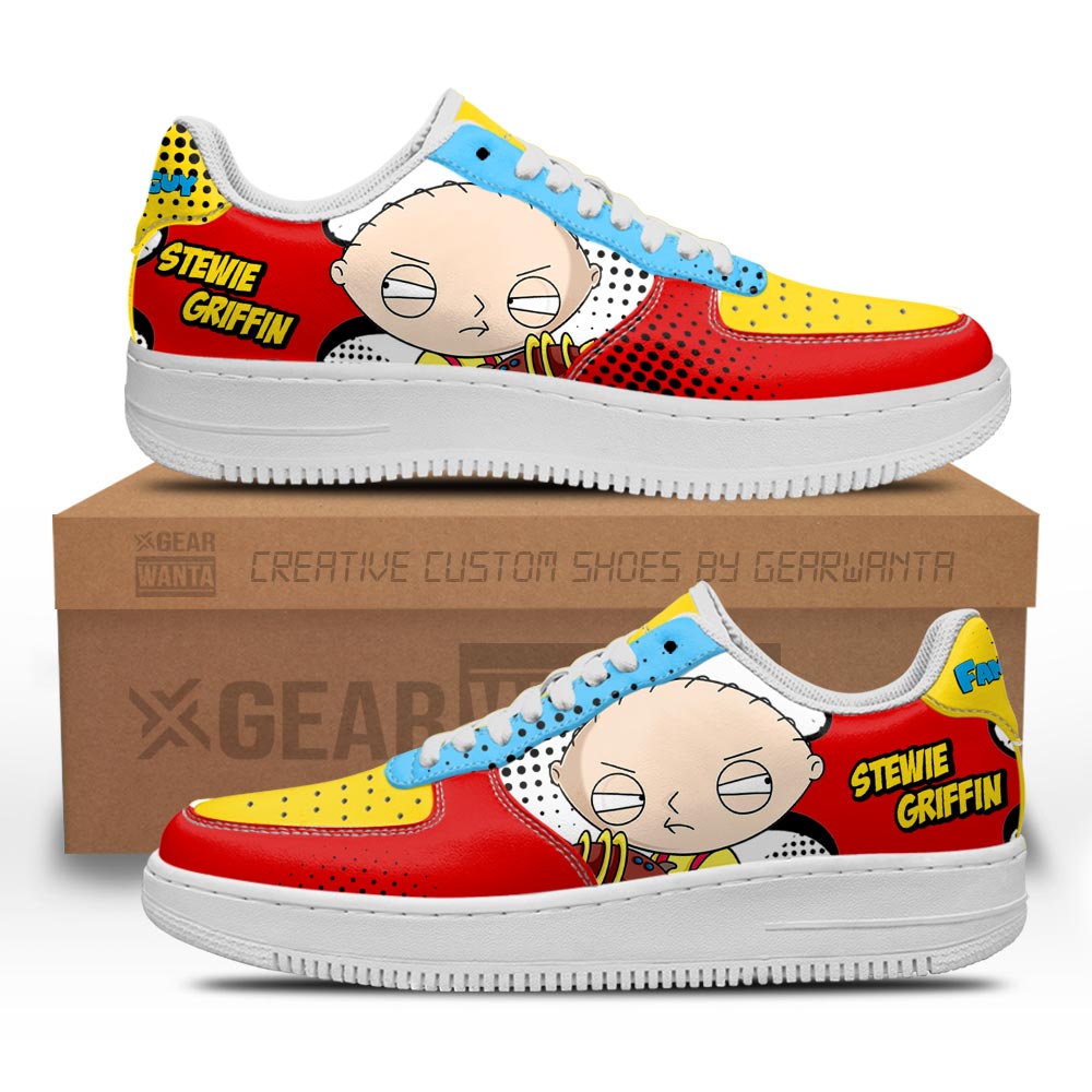 Stewie Griffin Family Guy Air Sneakers Custom Cartoon Shoes-Gear Wanta