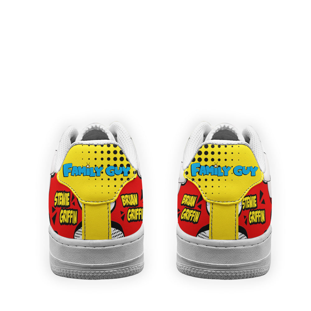 Stewie and Brian Griffin Family Guy Air Sneakers Custom Cartoon Shoes-Gear Wanta