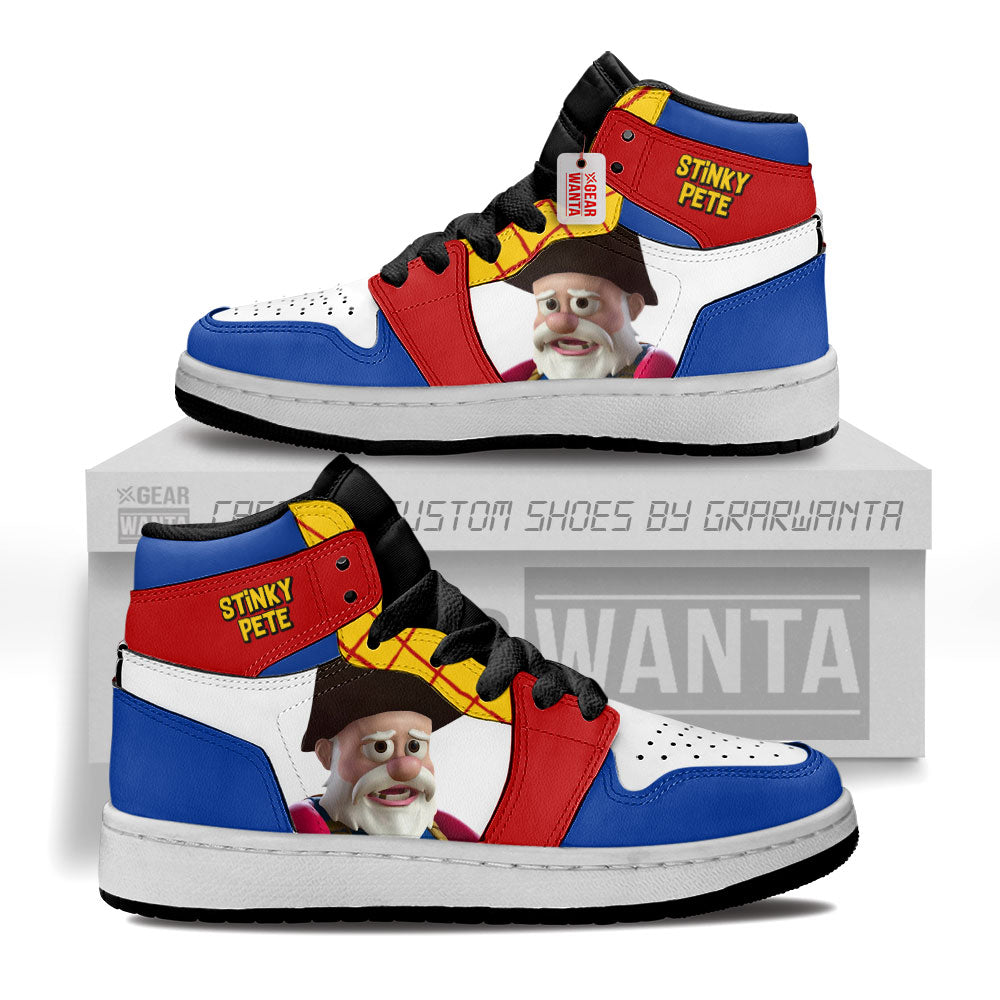 Stinky Pete Kid J1s Sneakers Personalized Cartoon Collection - Gearwanta.com