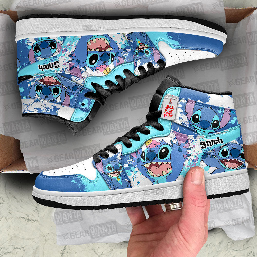 Stitch J1 Shoes Custom For Fans- gearwanta.com