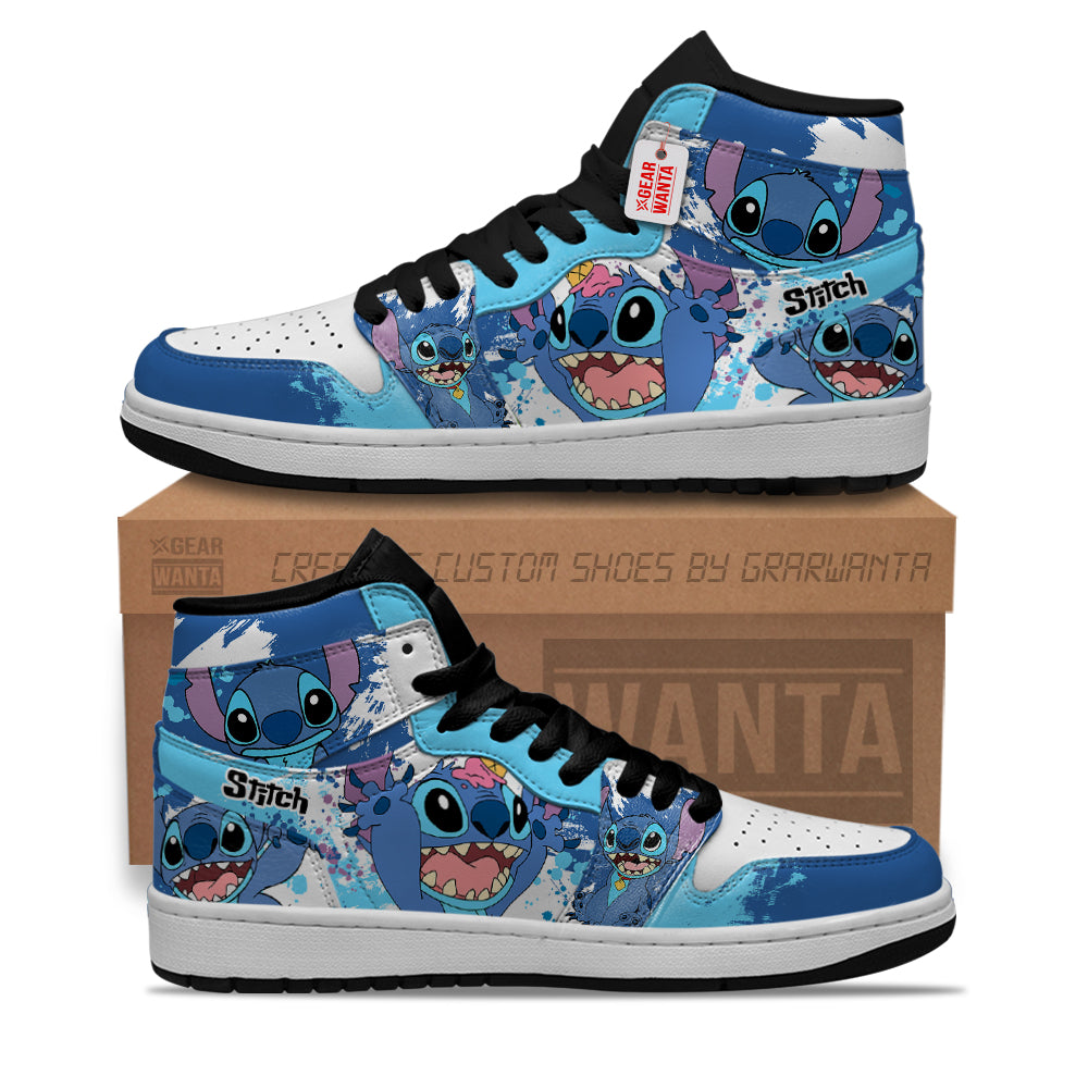 Stitch J1 Shoes Custom For Fans- gearwanta.com