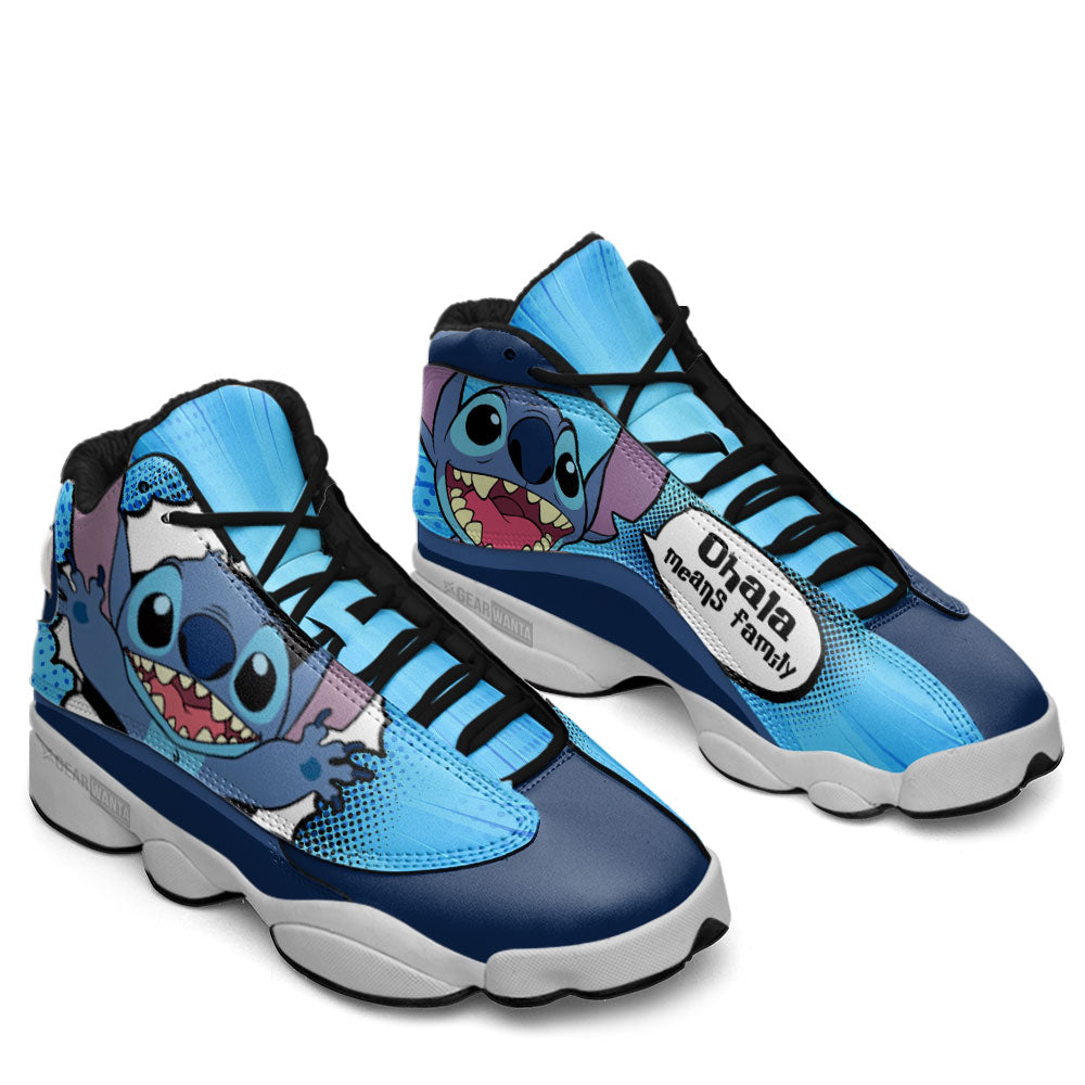 Stitch J13 Sneakers Custom Comic Style Shoes-Gear Wanta