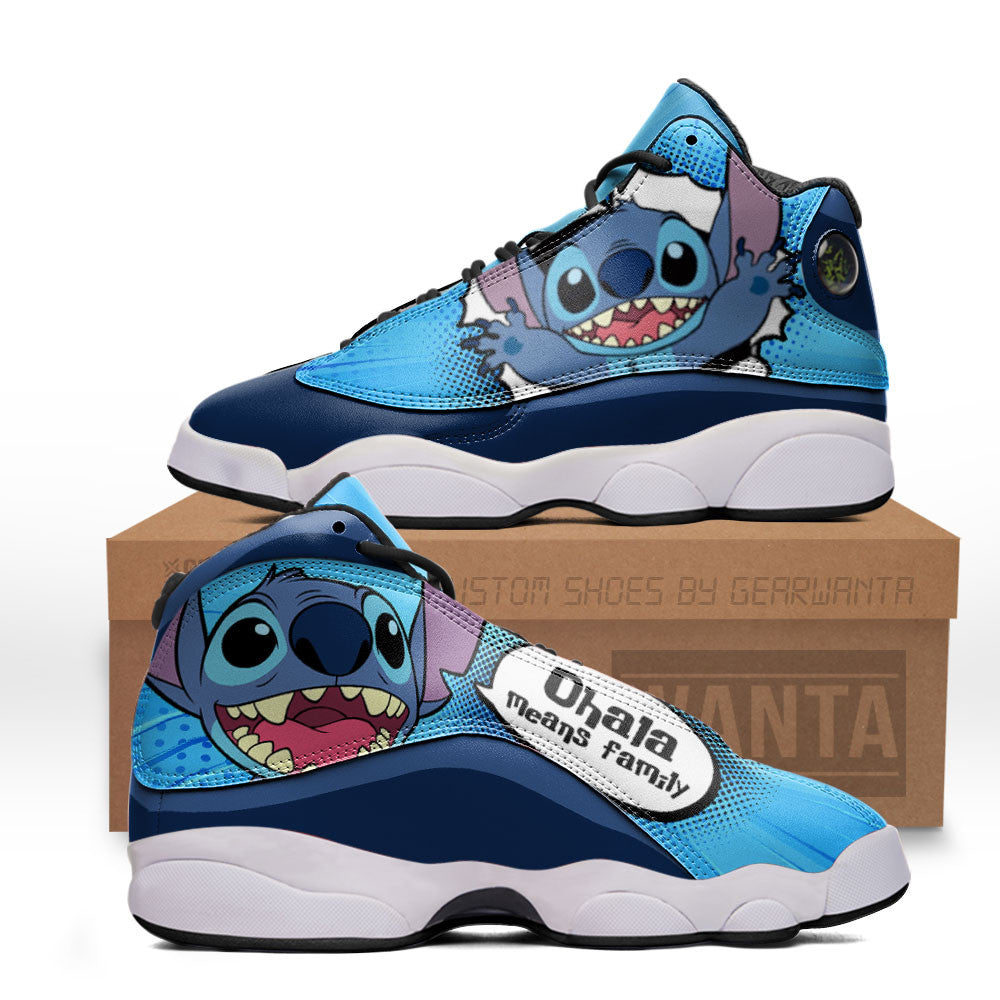 Stitch J13 Sneakers Custom Comic Style Shoes-Gear Wanta