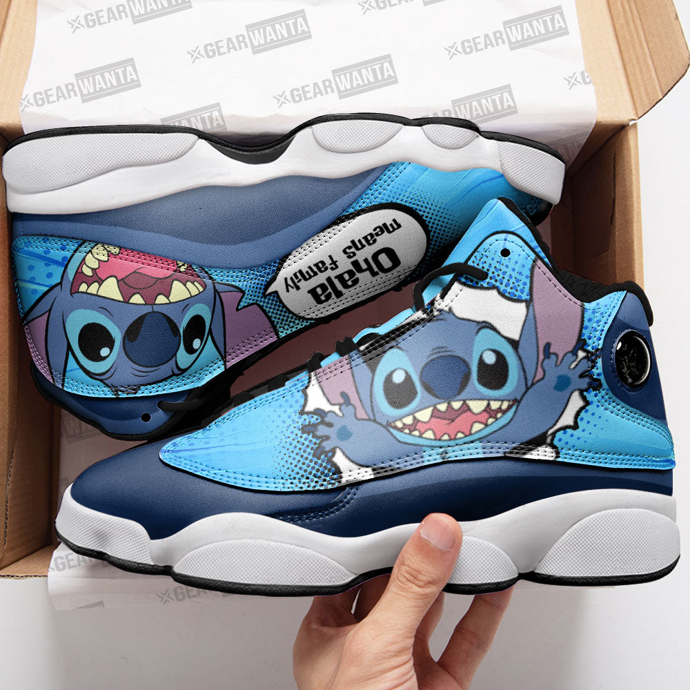 Stitch J13 Sneakers Custom Comic Style Shoes-Gear Wanta