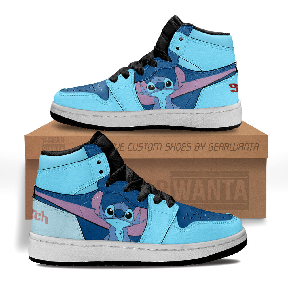 Stitch Kids Shoes Custom Cartoon For Kids-Gear Wanta
