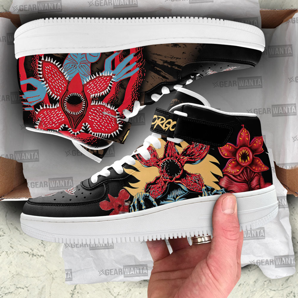 Stranger Things Demogorgon Sneakers Custom Air Mid Shoes-Gear Wanta