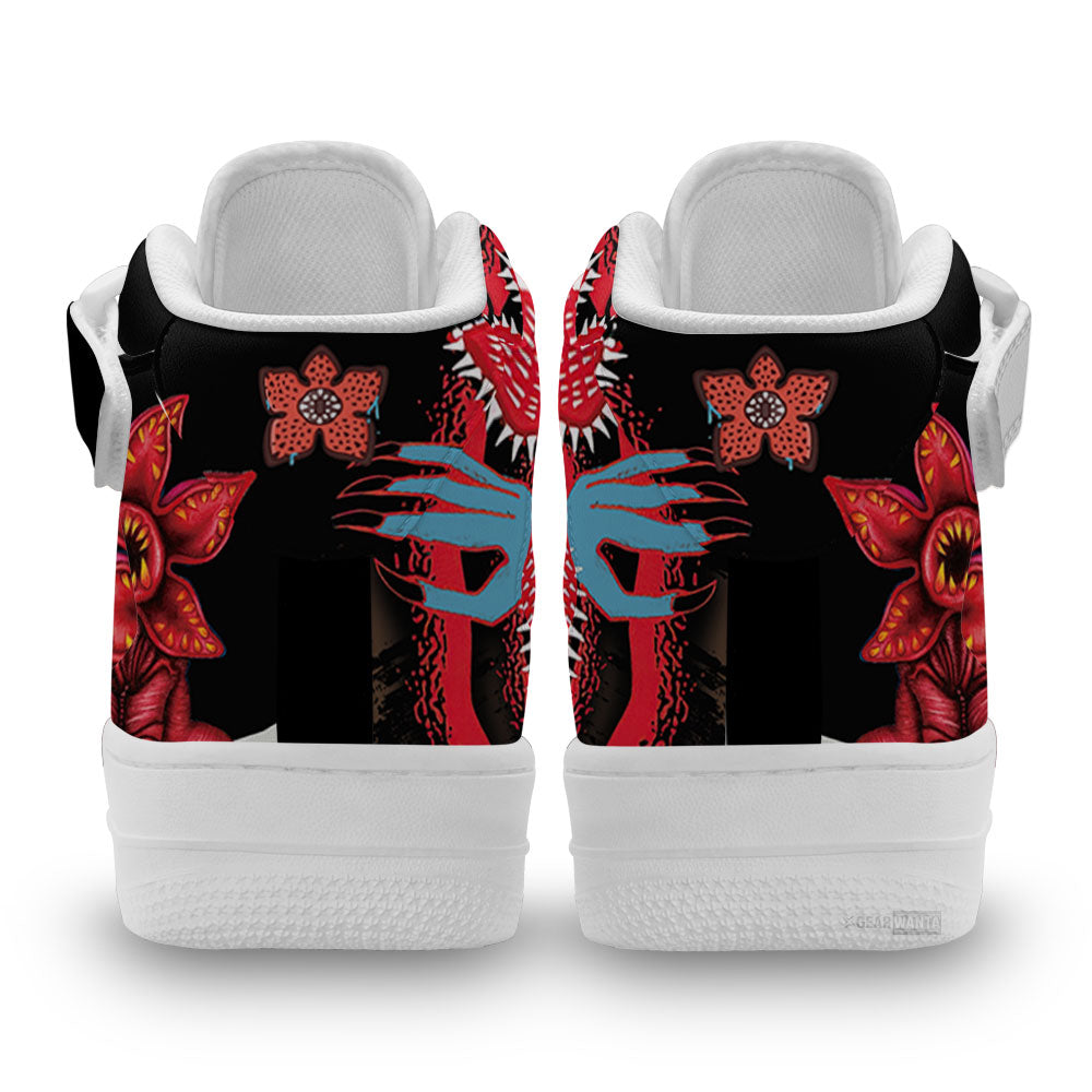 Stranger Things Demogorgon Sneakers Custom Air Mid Shoes-Gear Wanta