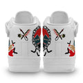 Stranger Things Hellfire Club Eddie Munson Custom Air Mid Shoes-Gear Wanta