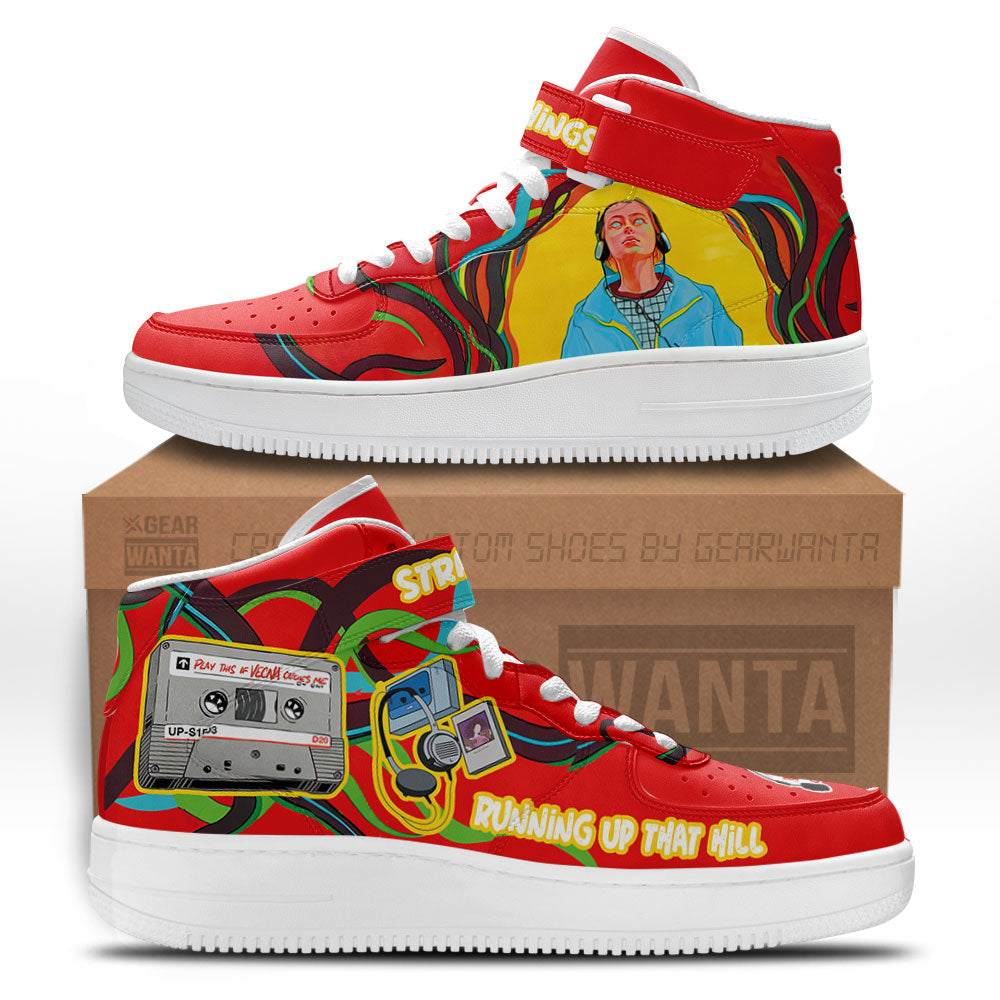 Stranger Things Max Mayfield Sneakers Custom Air Mid Shoes-Gear Wanta