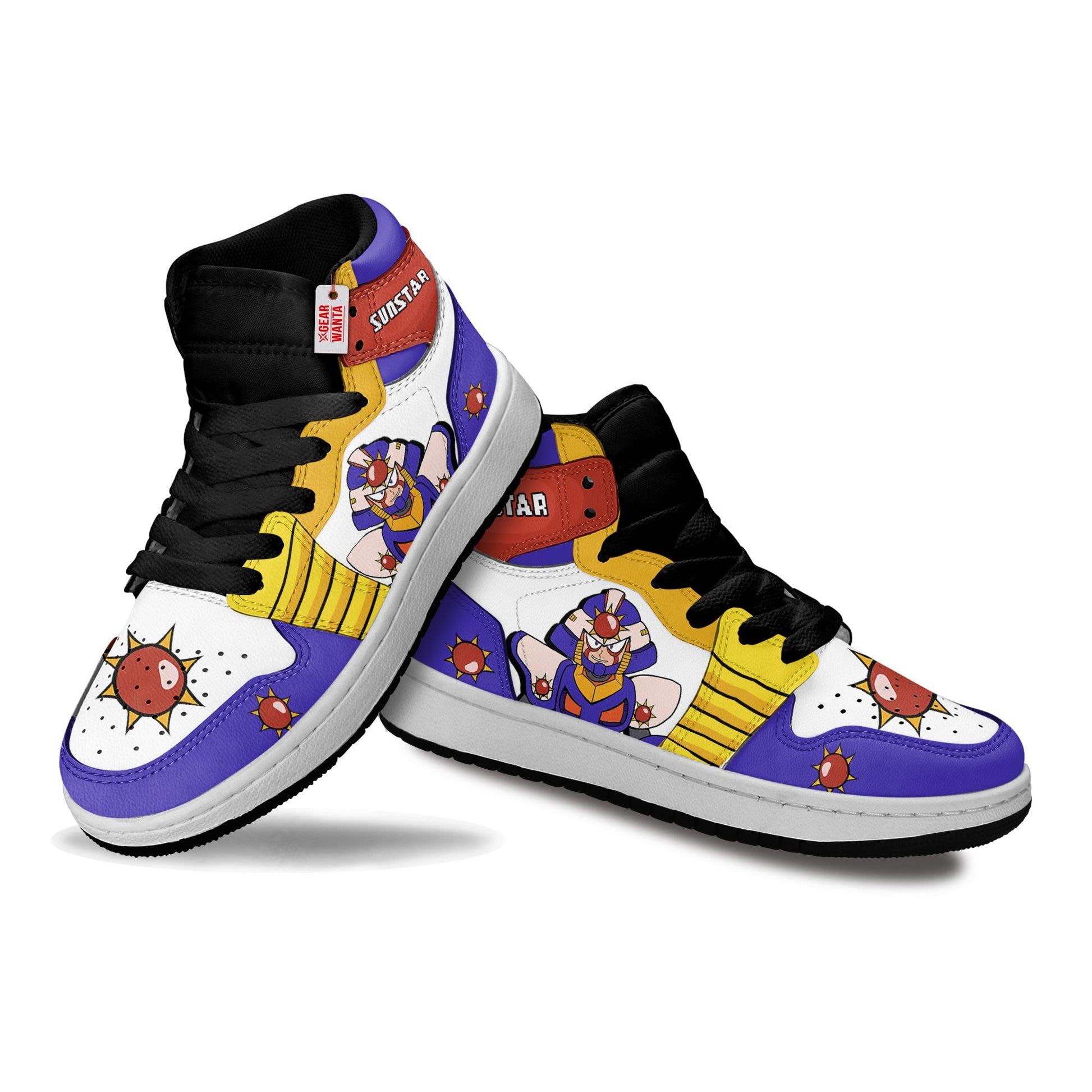Sunstar Mega Man Kid Sneakers Custom For Kids-Gear Wanta