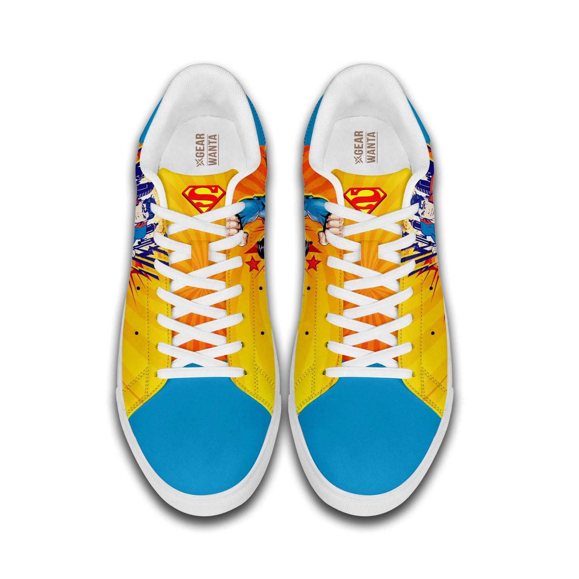 Super Man Stan Shoes Custom Super Heroes Cartoon Shoes-Gear Wanta