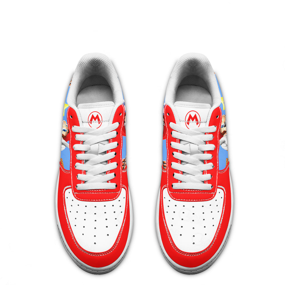 Super Mario Air Sneakers Custom For Gamer Shoes-Gear Wanta