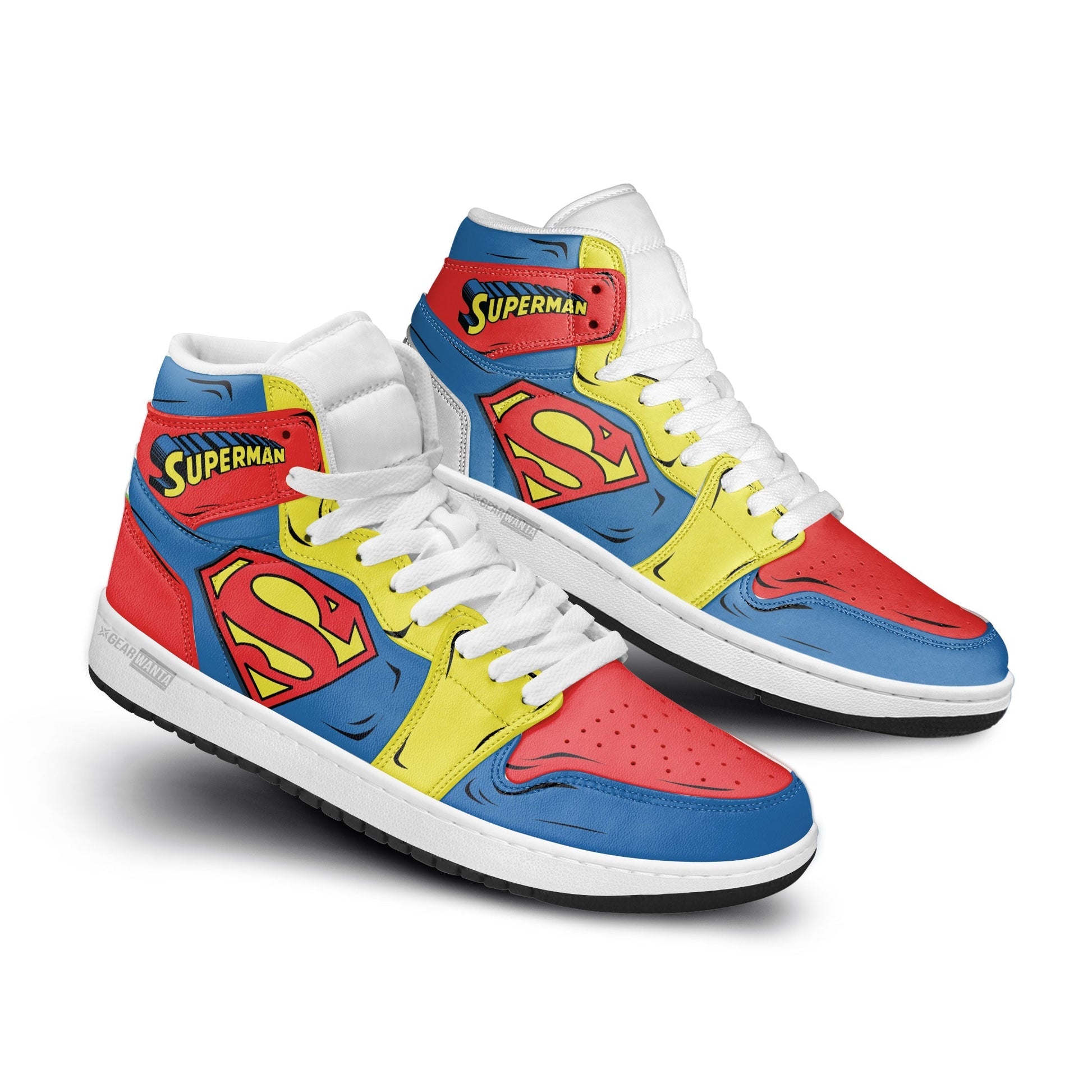 Superman Shoes Custom Super Heroes Sneakers-Gear Wanta