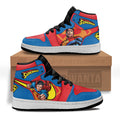 Superman Kids J1 Sneakers Custom Shoes For Kids-Gear Wanta