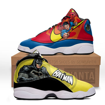 Superman vs Batman J13 Sneakers Super Heroes Custom Shoes-Gear Wanta