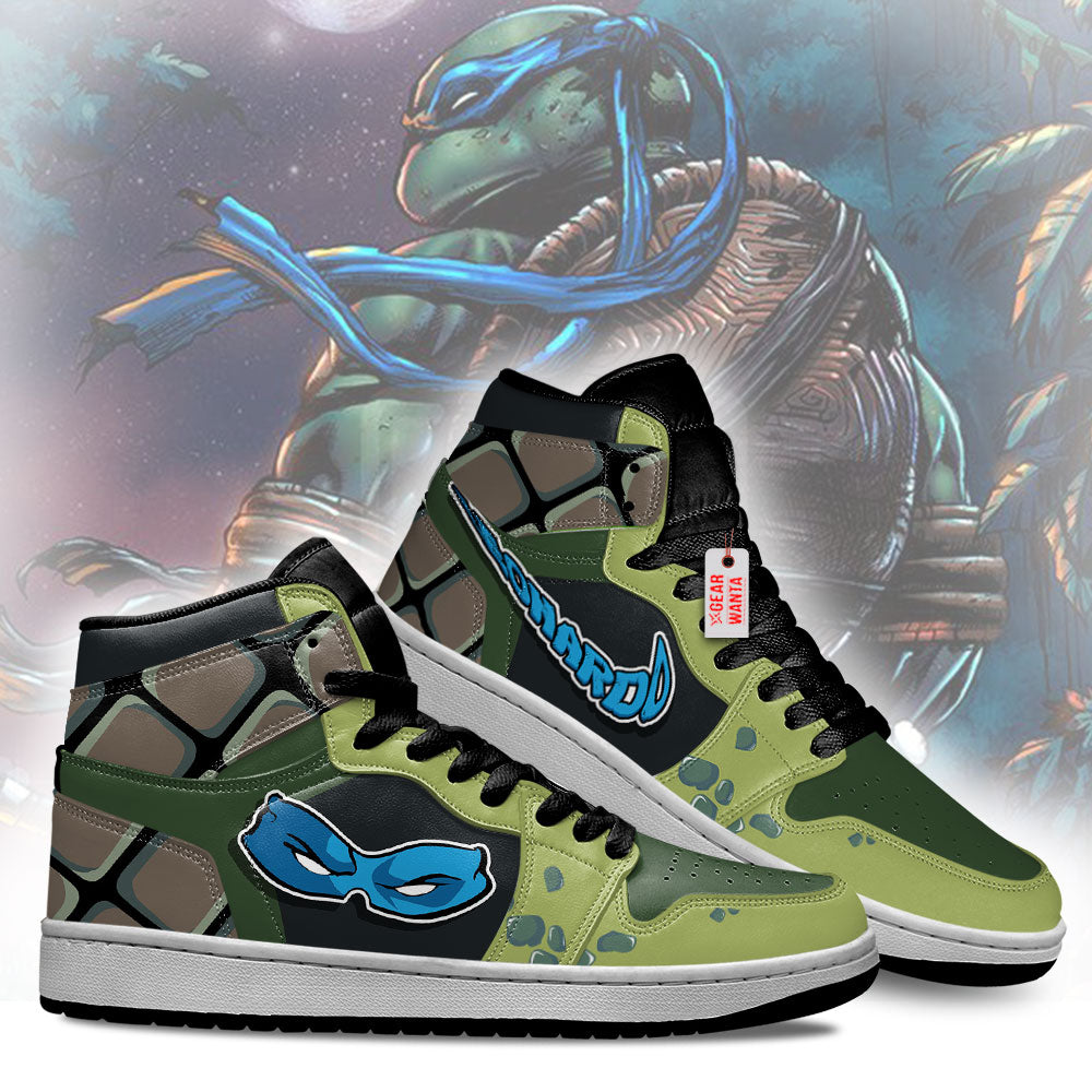 TMNT Leonardo Mask J1 Shoes Teenage Mutant Ninja Turtles-Gear Wanta