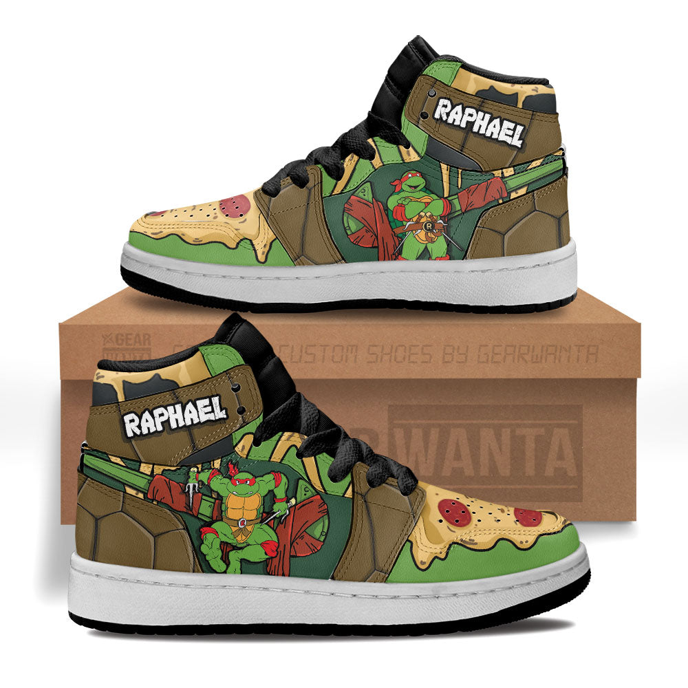 Raphael Teenage Mutant Ninja Turtles Kid Sneakers Custom For Kids-Gear Wanta