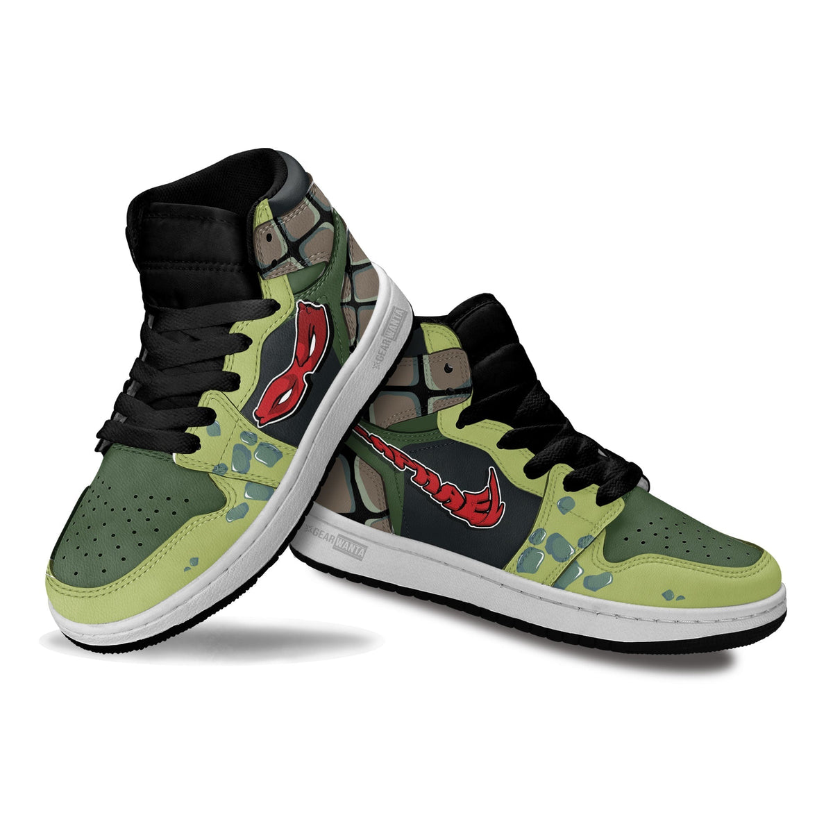 TMNT Raphael Mask Kid J1 Shoes Teenage Mutant Ninja Turtles-Gear Wanta