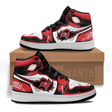 Tampa Bay Buccaneers Kid Sneakers Custom-Gear Wanta