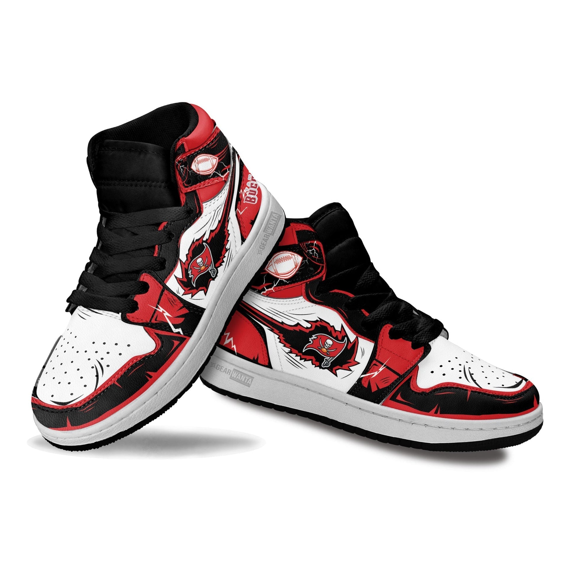 Tampa Bay Buccaneers Kid Sneakers Custom-Gear Wanta