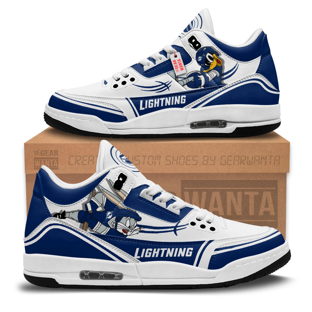 Tampa Bay Lightning J3 Sneakers Custom Shoes-Gear Wanta