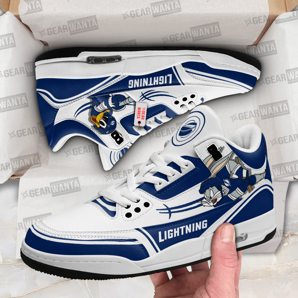 Tampa Bay Lightning J3 Sneakers Custom Shoes-Gear Wanta