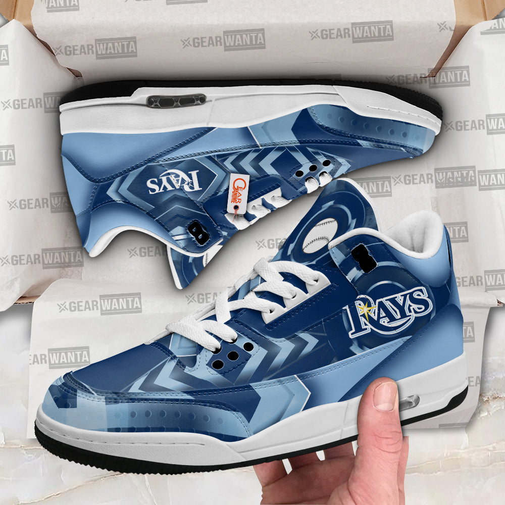 Tampa Bay Rays J3 Sneakers Custom Shoes-Gear Wanta