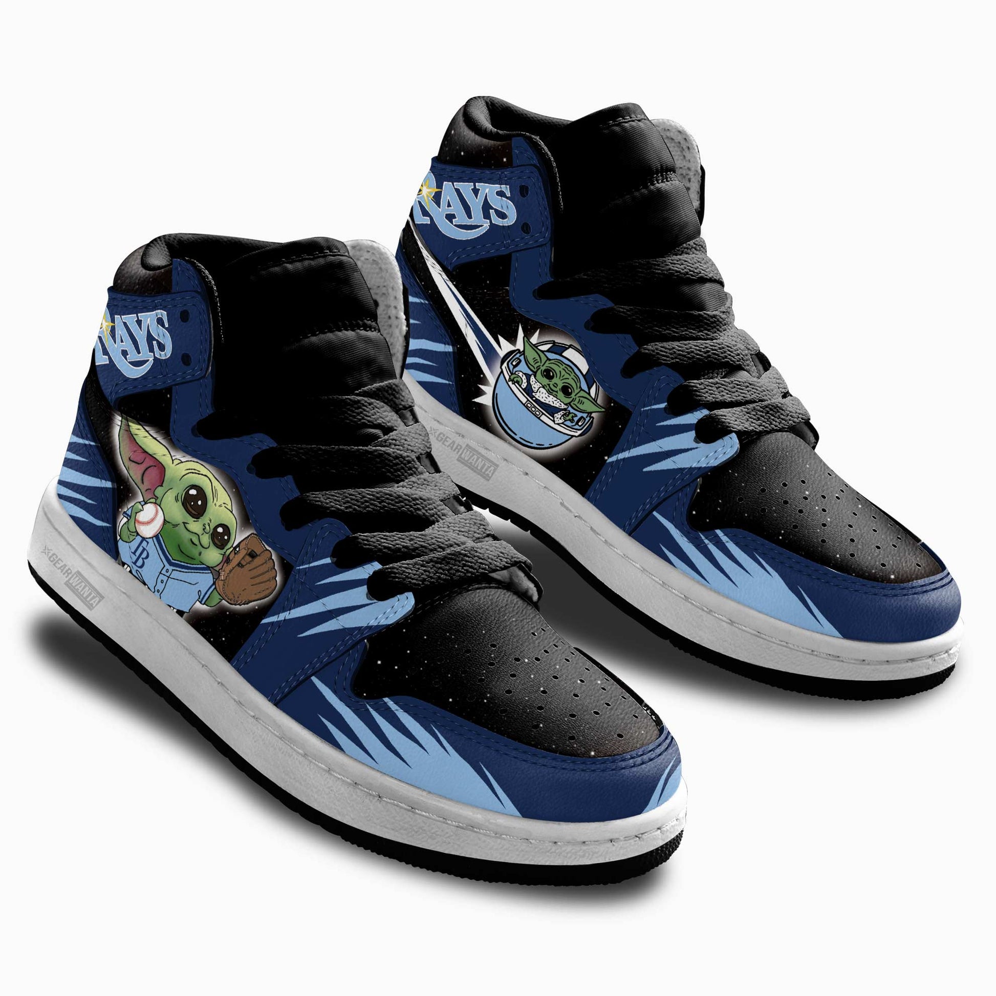 Tampa Bay Rays Kid Sneakers Custom For Kids-Gear Wanta