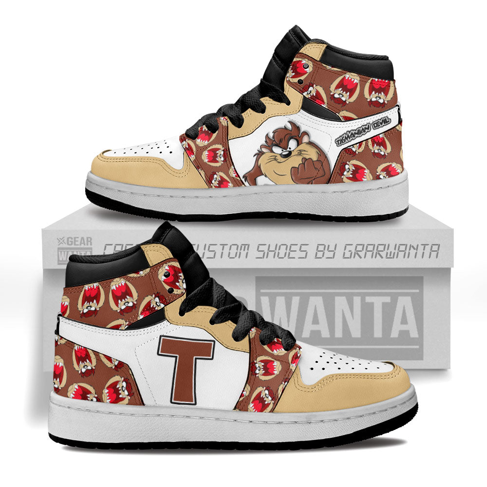 Tasmanian Devil Kid J1s Sneakers Cartoon Collection - Gearwanta.com