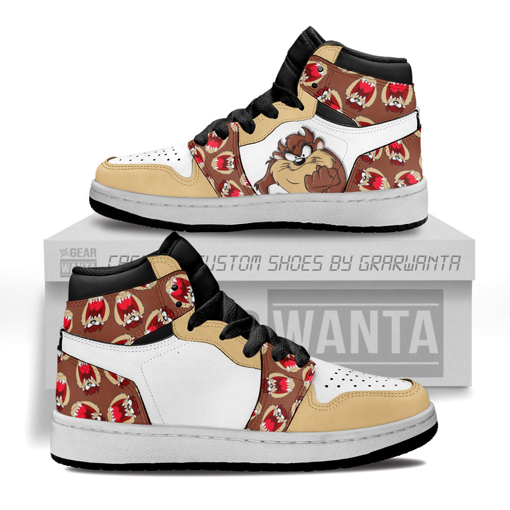 Tasmanian Devil Kid J1s Sneakers Cartoon Collection - Gearwanta.com
