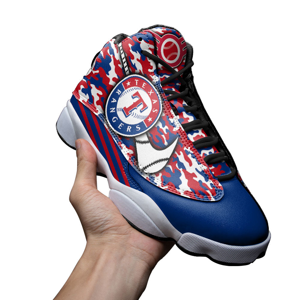 Texas Rangers J13 Sneakers Custom Shoes-Gear Wanta