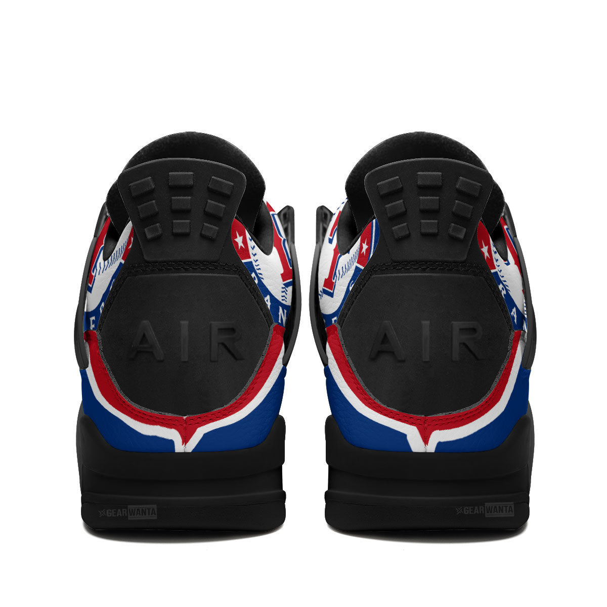 Texas Rangers Aj4 Sneakers Custom Shoes-Gear Wanta