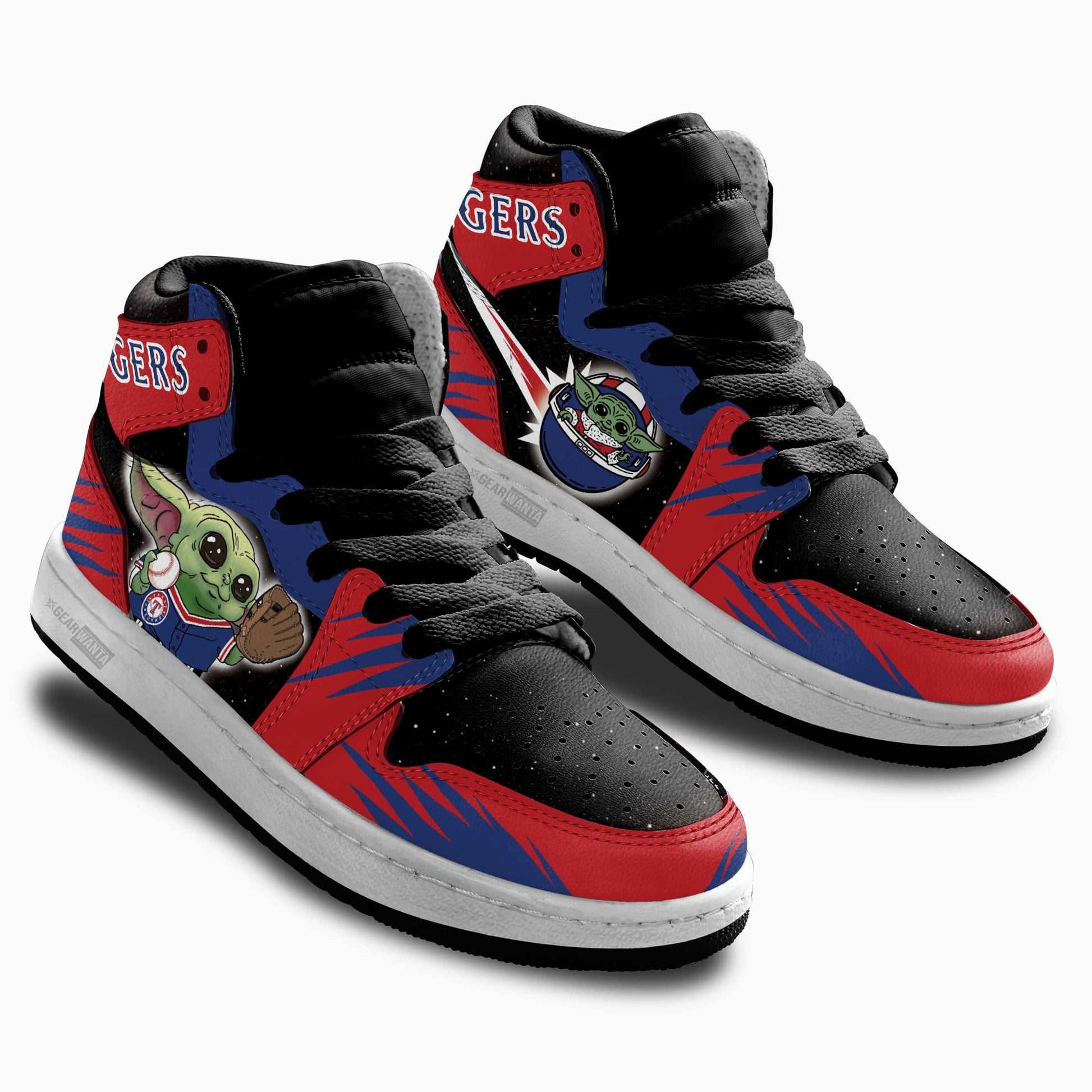 Texas Rangers Kid Sneakers Custom For Kids-Gear Wanta