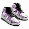 Mn09102501 The Amazing Digital Bubble Kid High-Top Leather Sneakers