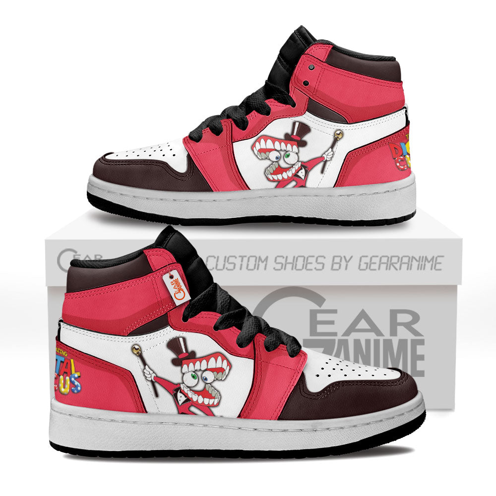 The Amazing Digital Caine Kid High-Top Leather Sneakers