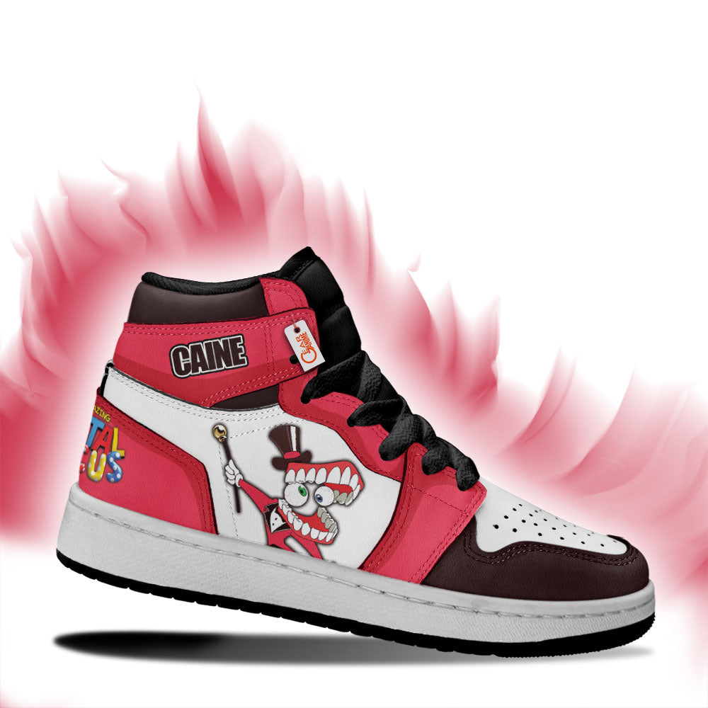 The Amazing Digital Caine Kid High-Top Leather Sneakers