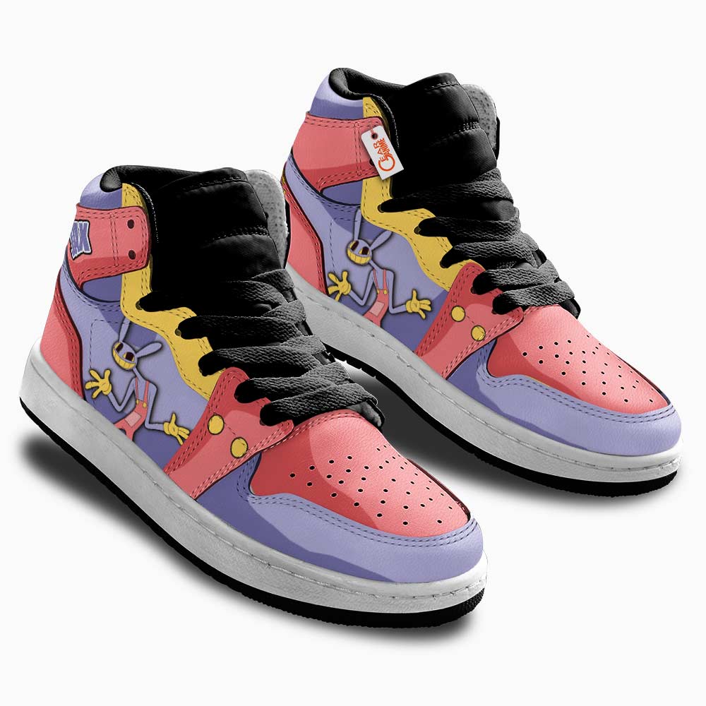 The Amazing Digital Jax Kid High-Top Leather Sneakers