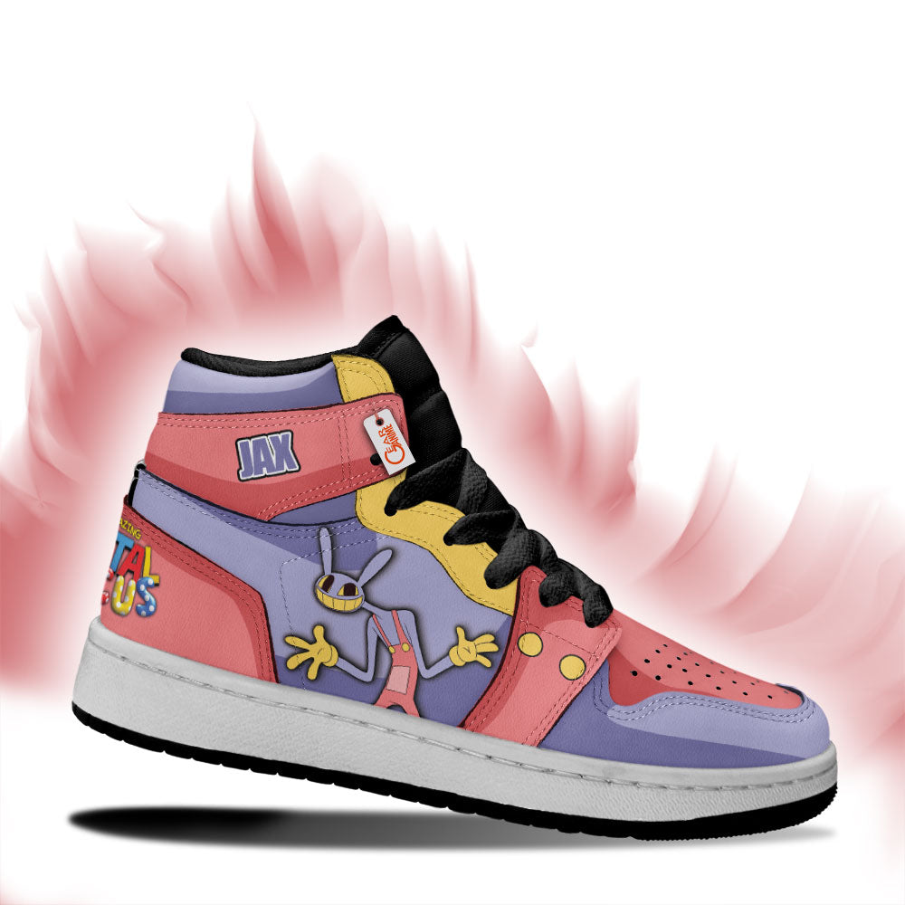 The Amazing Digital Jax Kid High-Top Leather Sneakers