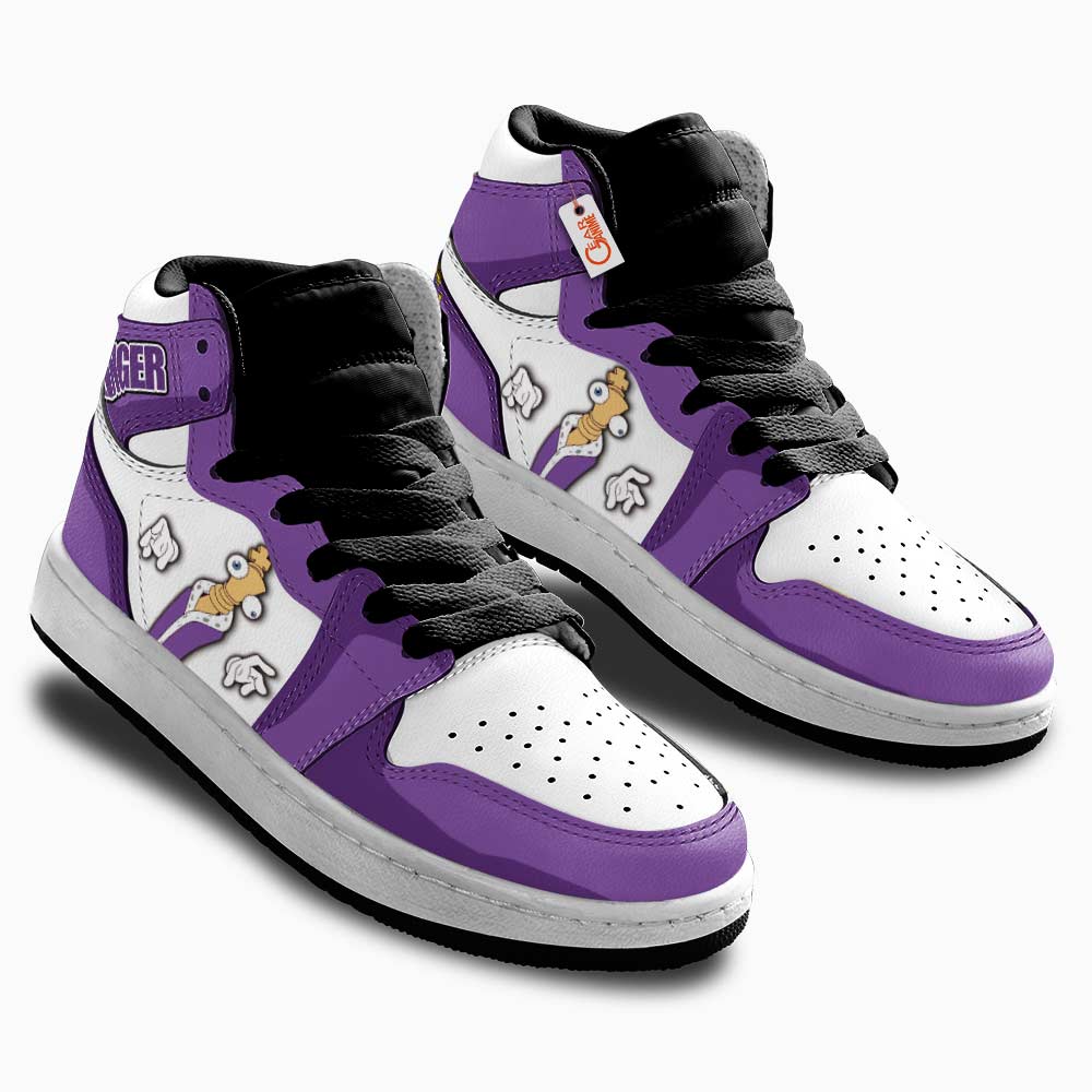 The Amazing Digital Kinger Kid High-Top Leather Sneakers