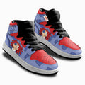 The Amazing Digital Ragatha Kid High-Top Leather Sneakers
