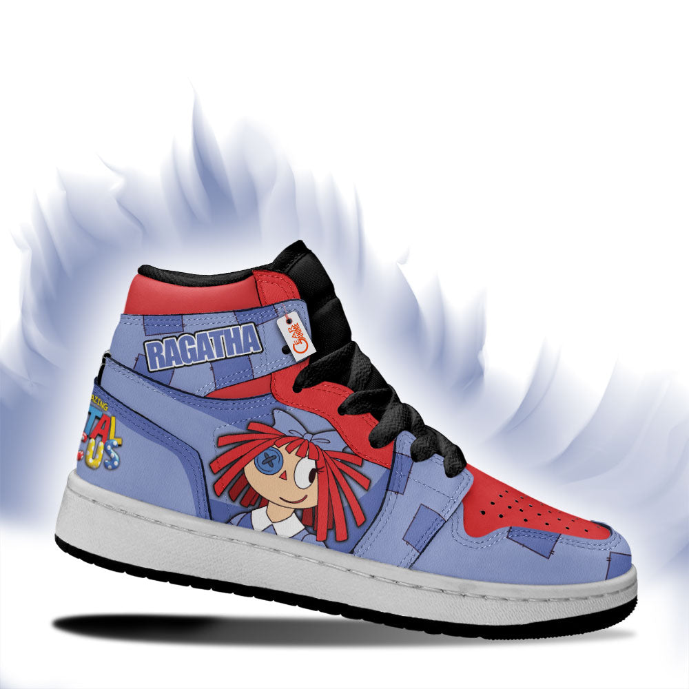The Amazing Digital Ragatha Kid High-Top Leather Sneakers