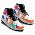 The Amazing Digital Zooble Kid High-Top Leather Sneakers