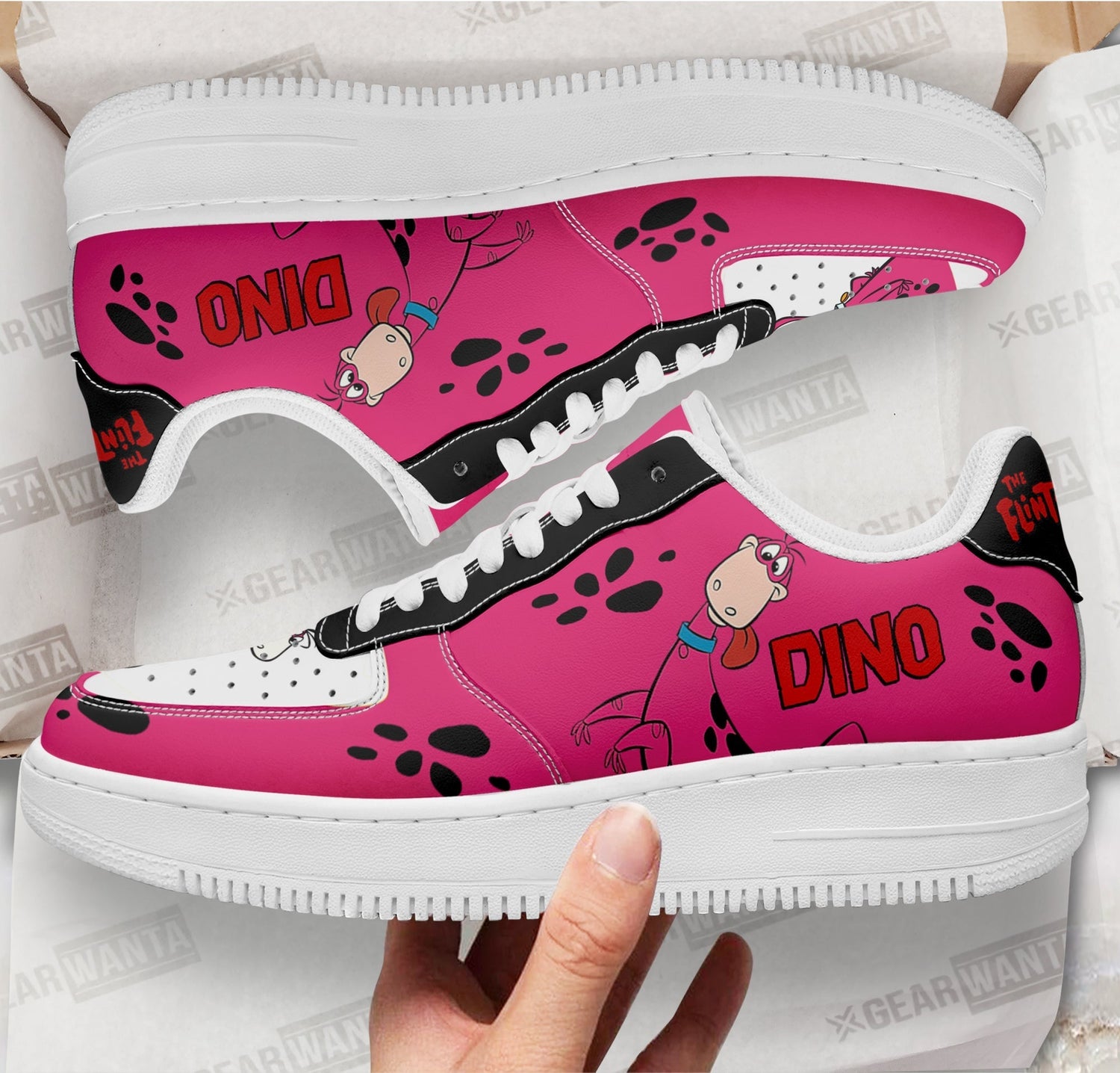 The Flintstones Dino Air Sneakers Custom Gear Wanta
