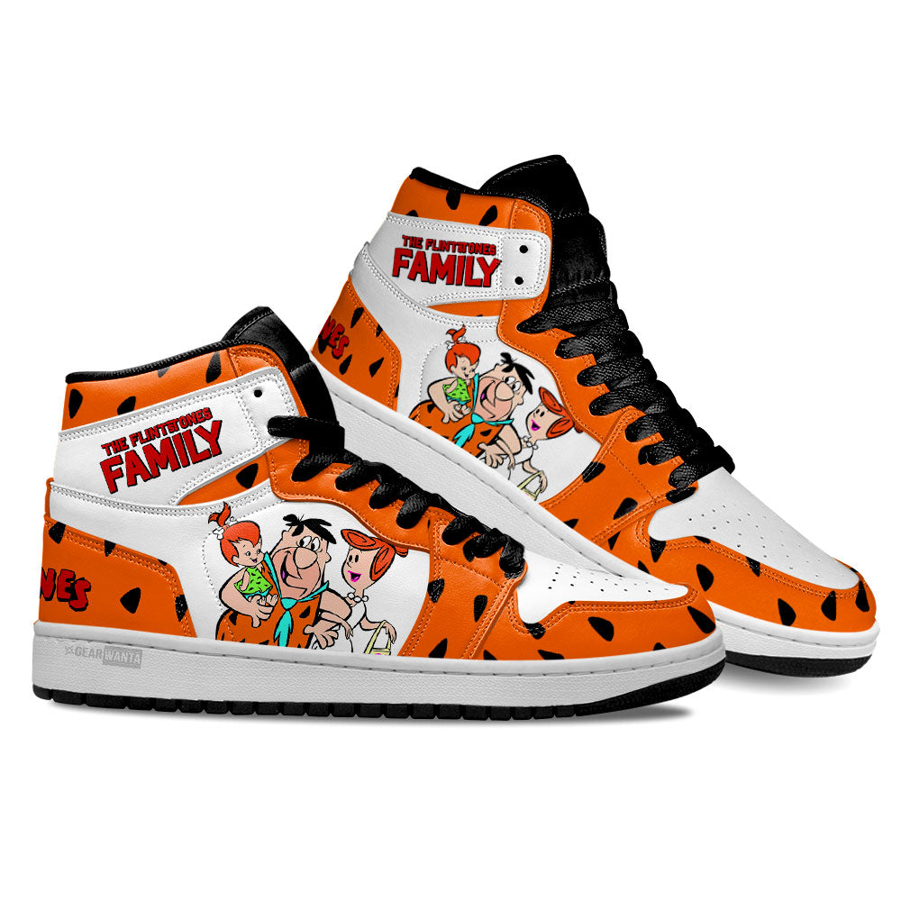 The Flintstones Family J1 Sneakers Custom Shoes-Gear Wanta