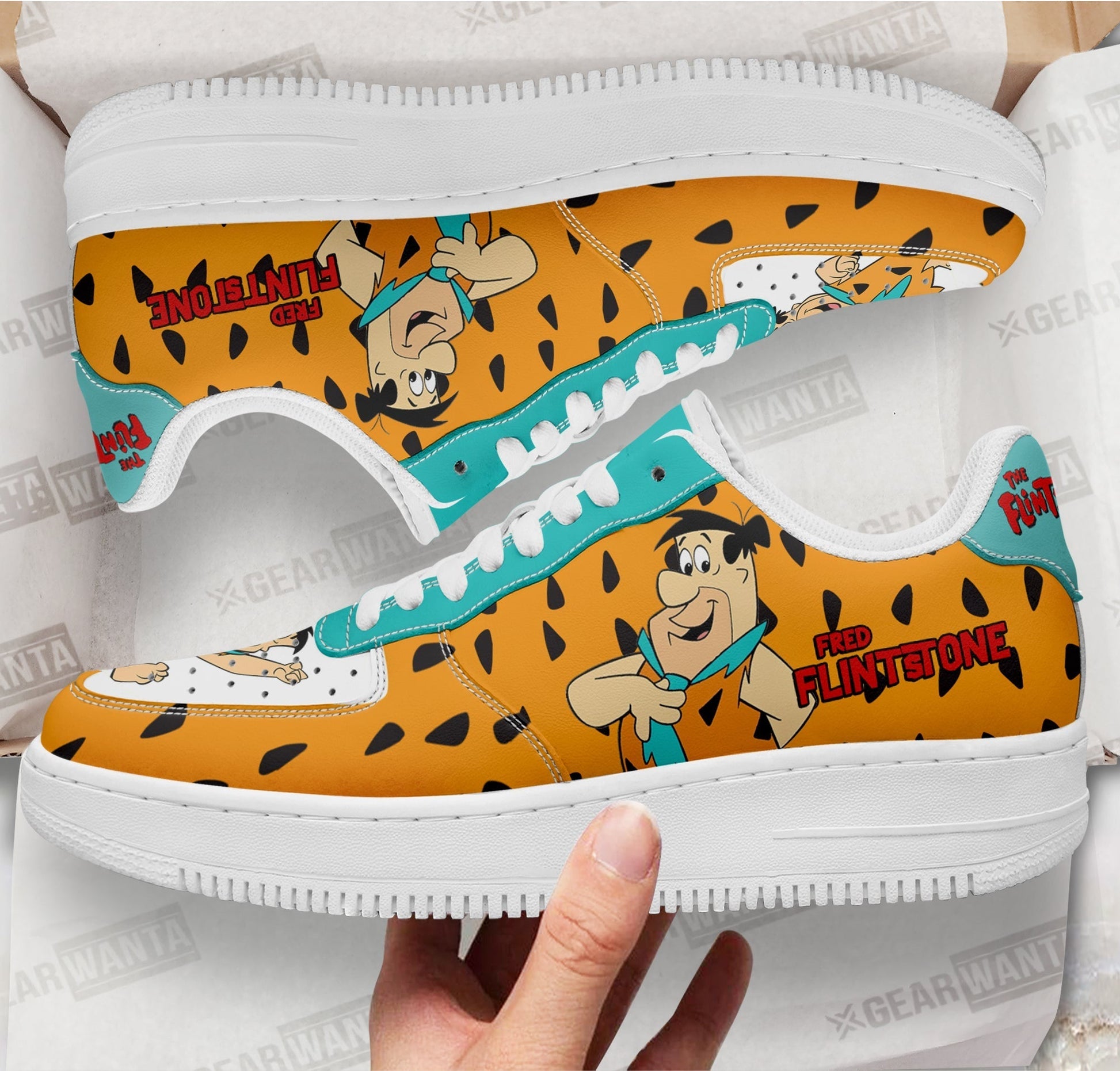 The Flintstones Fred Flintstone Air Sneakers Custom-Gear Wanta