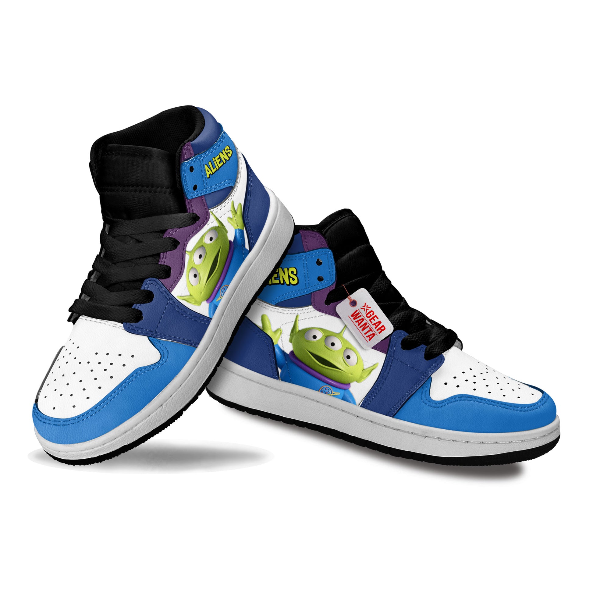 The Squeeze Toy Aliens Kid J1s Sneakers Personalized Cartoon Collection - Gearwanta.com