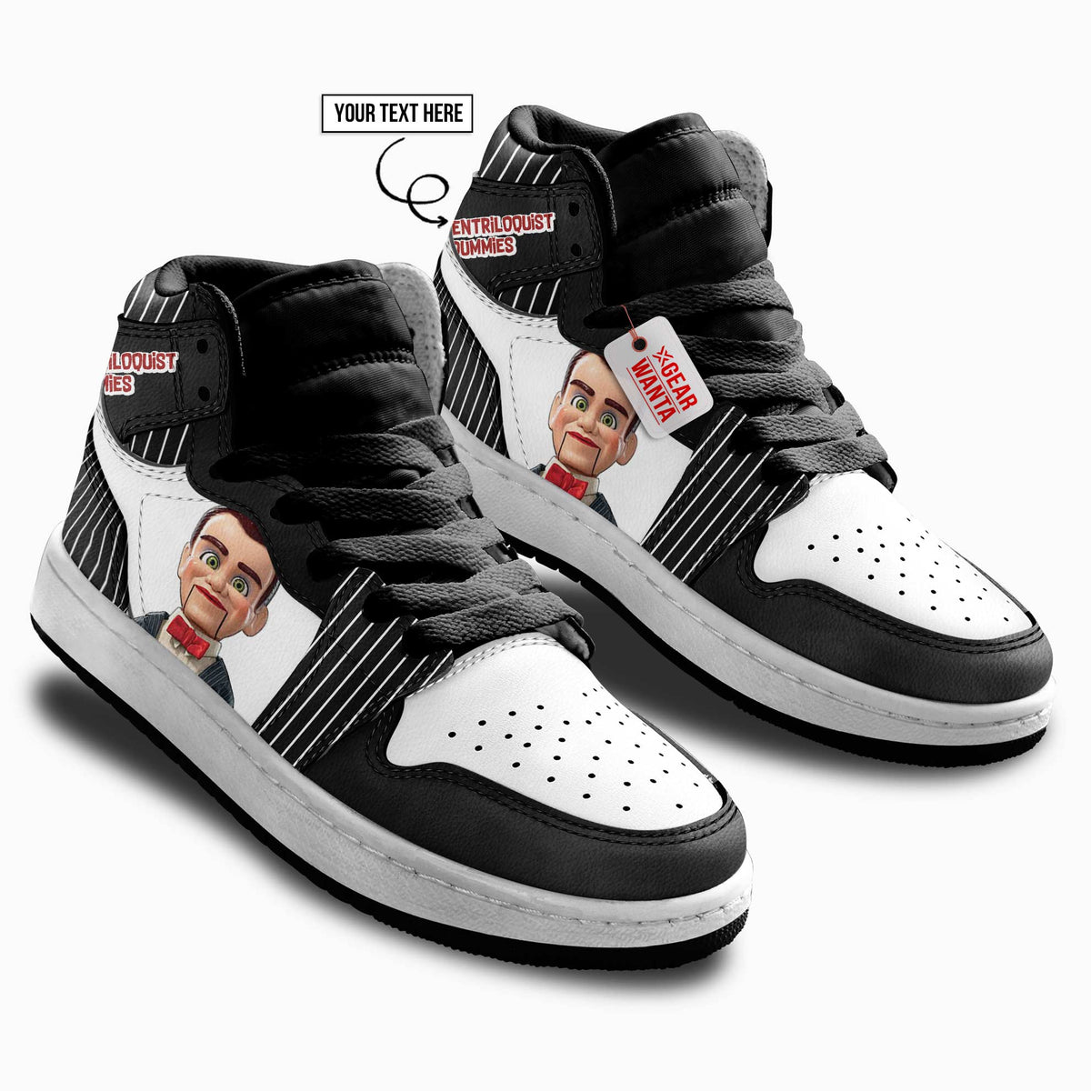 The Ventriloquist Dummies Kid J1s Sneakers Personalized Cartoon Collection - Gearwanta.com